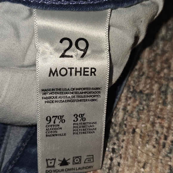 MOTHER Dark Blue Flare Jeans Size 29 - Picture 5 of 6